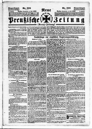 Neue preußische Zeitung vom 14.07.1923