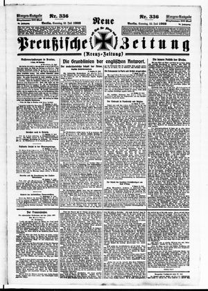 Neue preußische Zeitung vom 22.07.1923