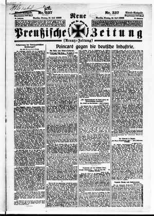 Neue preußische Zeitung vom 23.07.1923