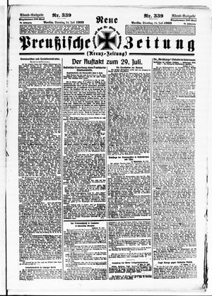 Neue preußische Zeitung vom 24.07.1923