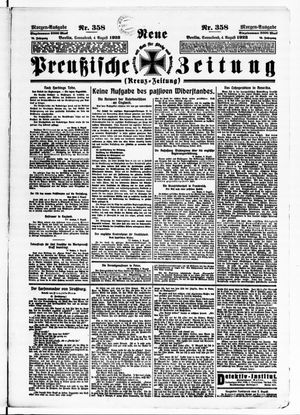 Neue preußische Zeitung vom 04.08.1923