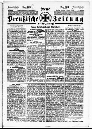 Neue preußische Zeitung vom 07.08.1923