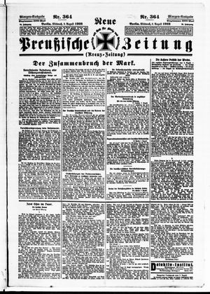 Neue preußische Zeitung vom 08.08.1923