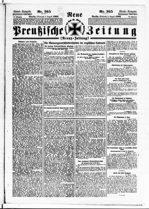 Neue preußische Zeitung vom 08.08.1923