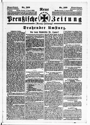 Neue preußische Zeitung vom 12.08.1923