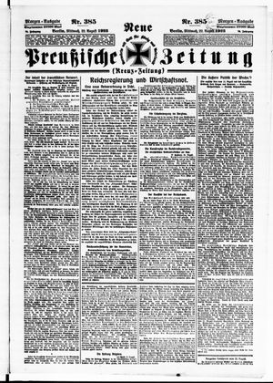 Neue preußische Zeitung vom 22.08.1923