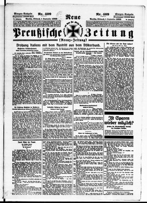 Neue preußische Zeitung vom 05.09.1923