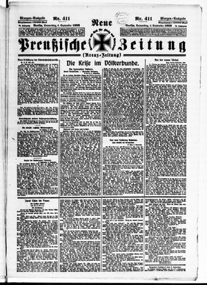 Neue preußische Zeitung vom 06.09.1923