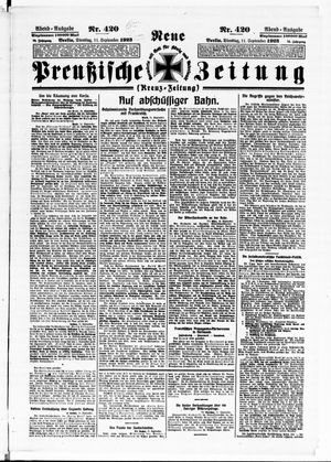 Neue preußische Zeitung vom 11.09.1923