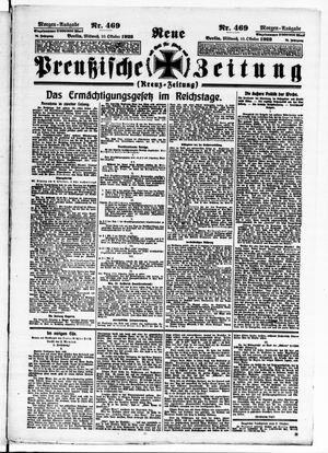 Neue preußische Zeitung vom 10.10.1923
