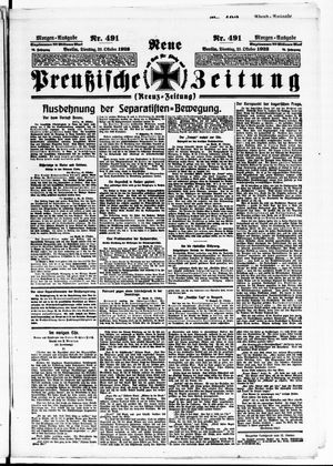 Neue preußische Zeitung vom 23.10.1923