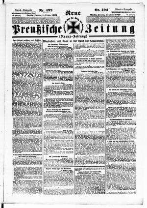Neue preußische Zeitung vom 23.10.1923