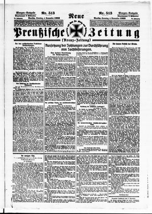 Neue preußische Zeitung vom 04.11.1923