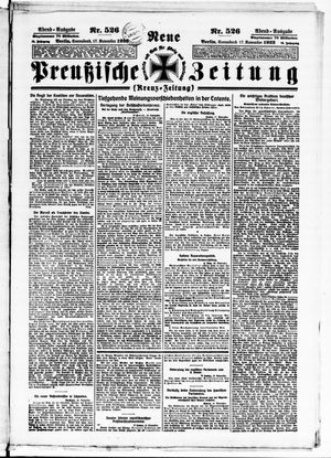 Neue preußische Zeitung vom 17.11.1923