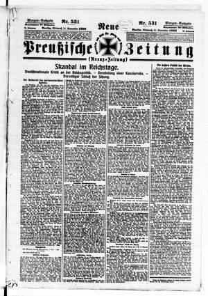 Neue preußische Zeitung vom 21.11.1923