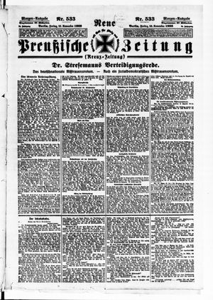 Neue preußische Zeitung vom 23.11.1923