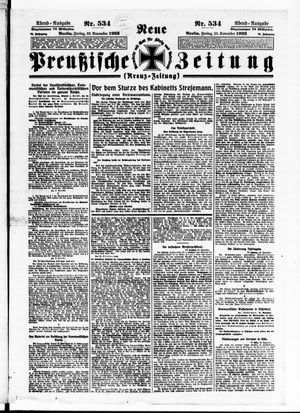 Neue preußische Zeitung vom 23.11.1923