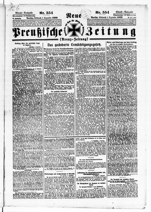 Neue preußische Zeitung vom 05.12.1923