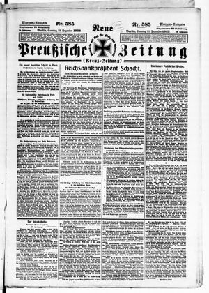 Neue preußische Zeitung vom 23.12.1923