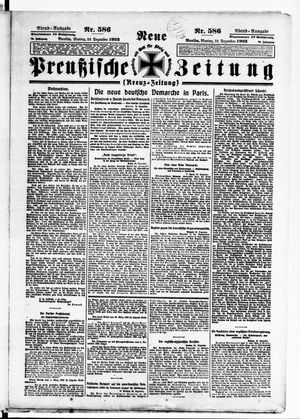 Neue preußische Zeitung vom 24.12.1923