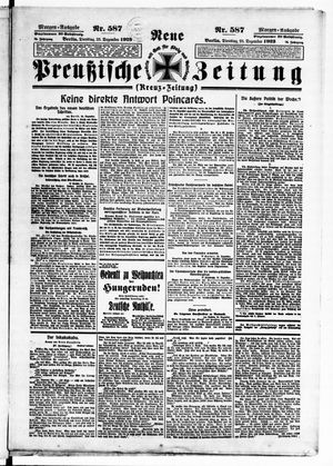 Neue preußische Zeitung vom 25.12.1923