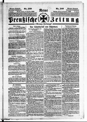 Neue preußische Zeitung vom 28.12.1923