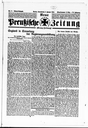 Neue preußische Zeitung vom 05.01.1924