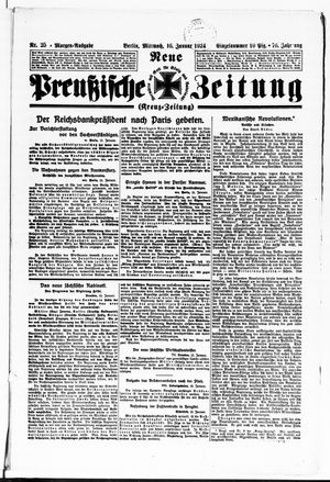 Neue preußische Zeitung vom 16.01.1924