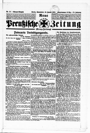 Neue preußische Zeitung vom 19.01.1924