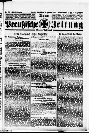 Neue preußische Zeitung vom 02.02.1924
