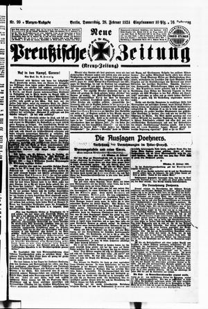 Neue preußische Zeitung vom 28.02.1924