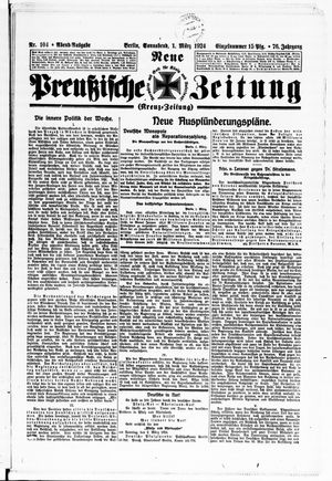 Neue preußische Zeitung vom 01.03.1924