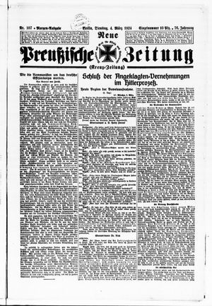 Neue preußische Zeitung vom 04.03.1924