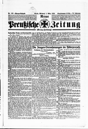 Neue preußische Zeitung vom 05.03.1924