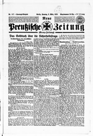 Neue preußische Zeitung vom 09.03.1924