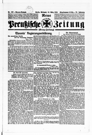 Neue preußische Zeitung vom 19.03.1924
