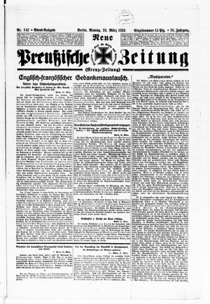 Neue preußische Zeitung vom 24.03.1924