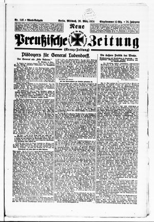 Neue preußische Zeitung vom 26.03.1924