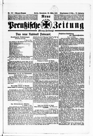 Neue preußische Zeitung vom 29.03.1924