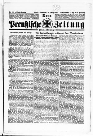 Neue preußische Zeitung vom 29.03.1924