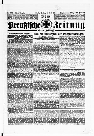 Neue preußische Zeitung vom 04.04.1924