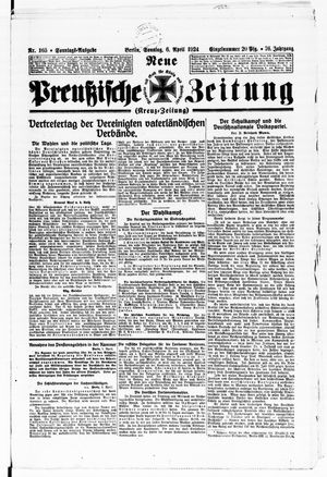 Neue preußische Zeitung vom 06.04.1924