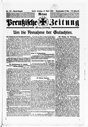 Neue preußische Zeitung vom 15.04.1924