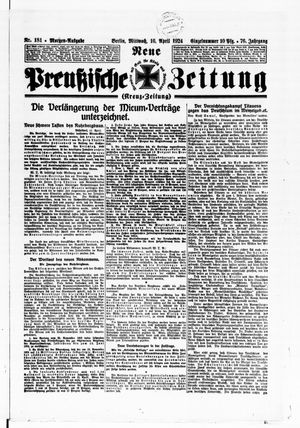 Neue preußische Zeitung vom 16.04.1924
