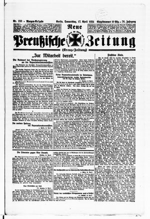 Neue preußische Zeitung vom 17.04.1924