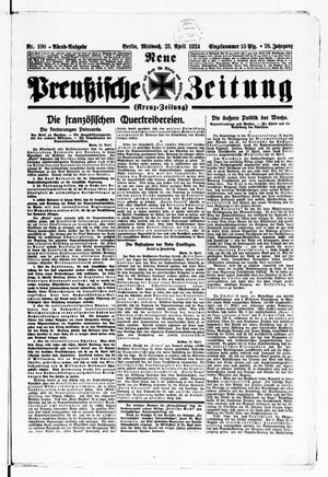 Neue preußische Zeitung vom 23.04.1924