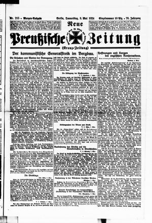 Neue preußische Zeitung vom 08.05.1924