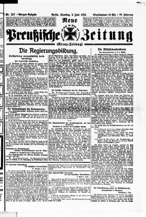 Neue preußische Zeitung vom 03.06.1924