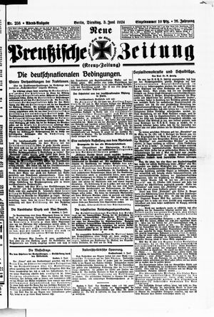 Neue preußische Zeitung vom 03.06.1924