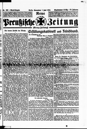 Neue preußische Zeitung vom 07.06.1924